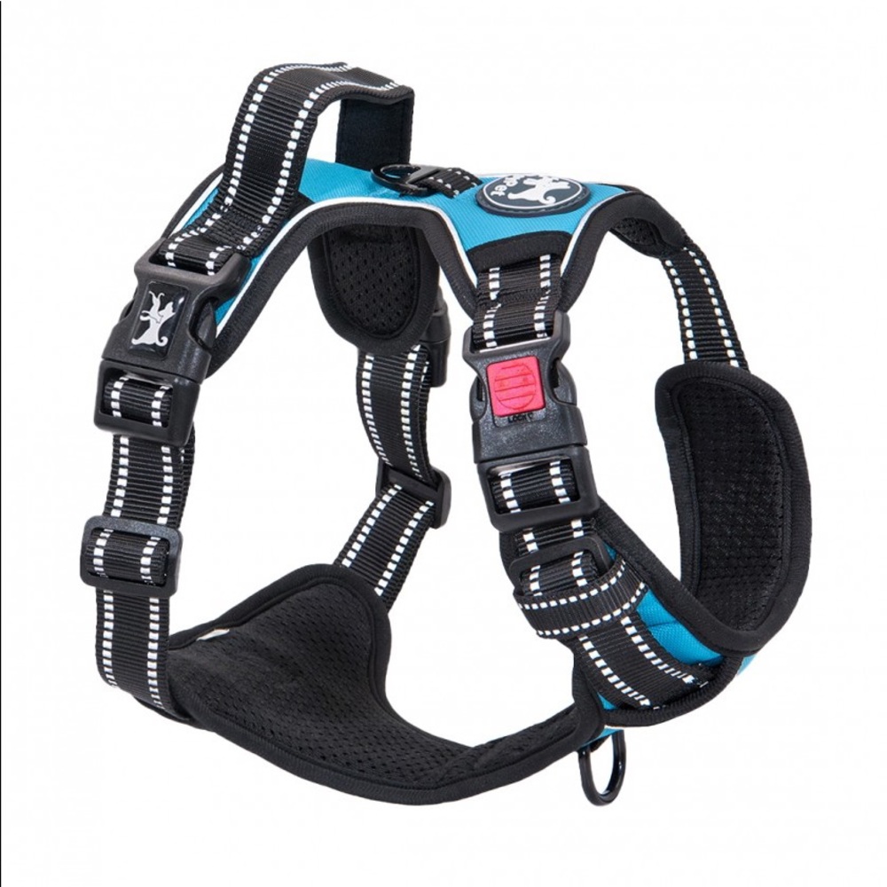 Poypet Dog Harness XS No Pull Vest Blue Ajustable